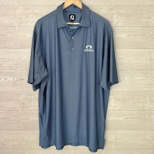 FootJoy FJ Orange County National blue polo Xl Golf